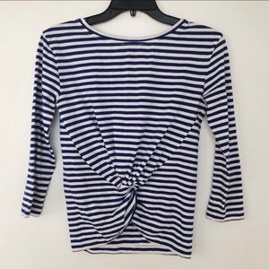 J Crew Boatneck Three Quarter Sleeve Tee